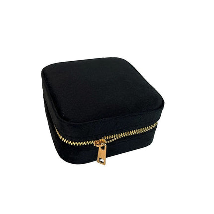 Smykkeskrin i sort velourMerlePerleMerleperle