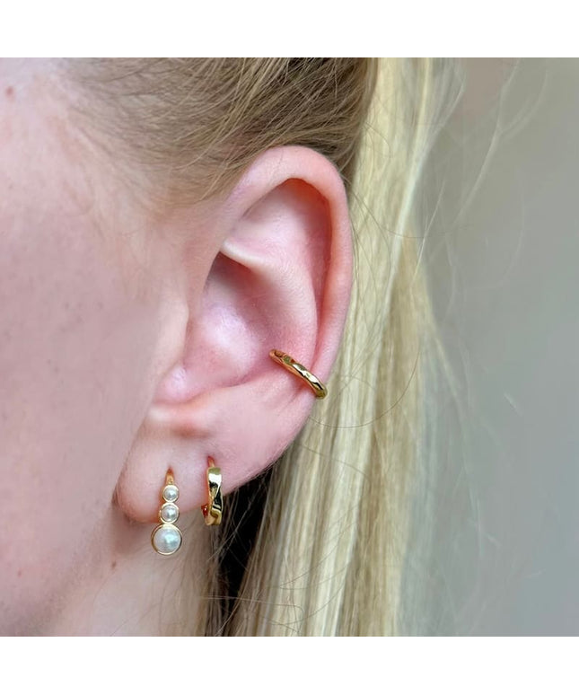 Smilla Ear cuff i forgyldt sølvMerlePerleMerleperle