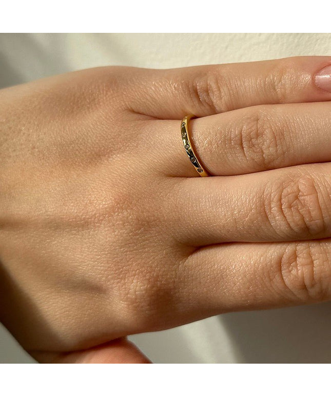 Filippa ring i forgyldt sølvMerleperleMerleperle