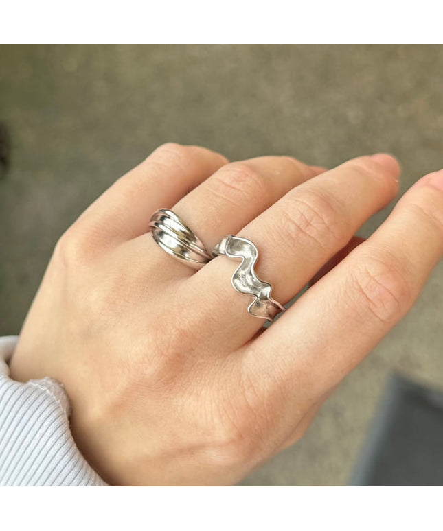 Sheela ring i sølv - One sizeMerlePerleMerleperle