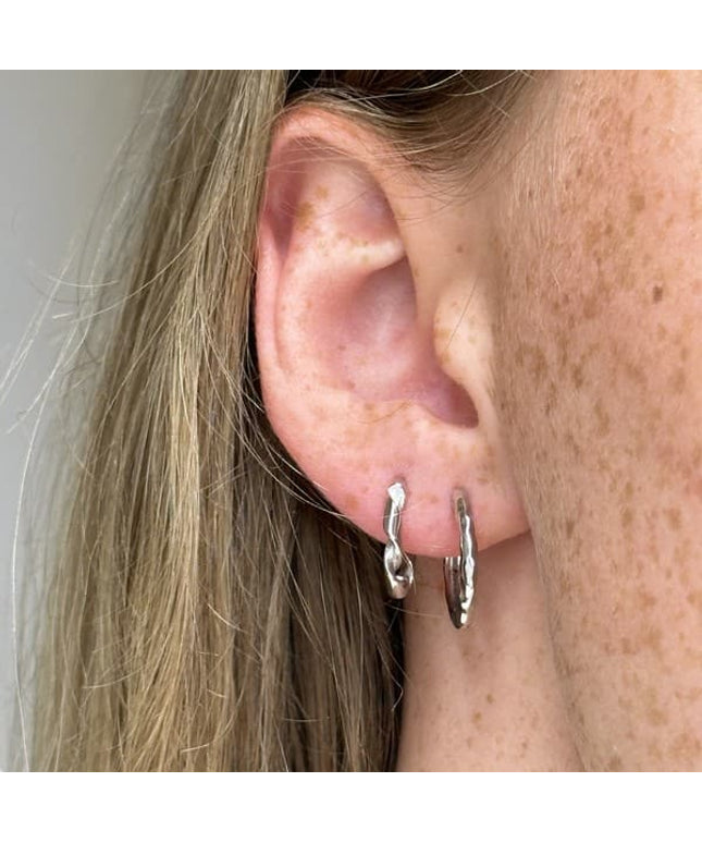 Smilla Large hoops i sølv 16 mmMerlePerleMerleperle