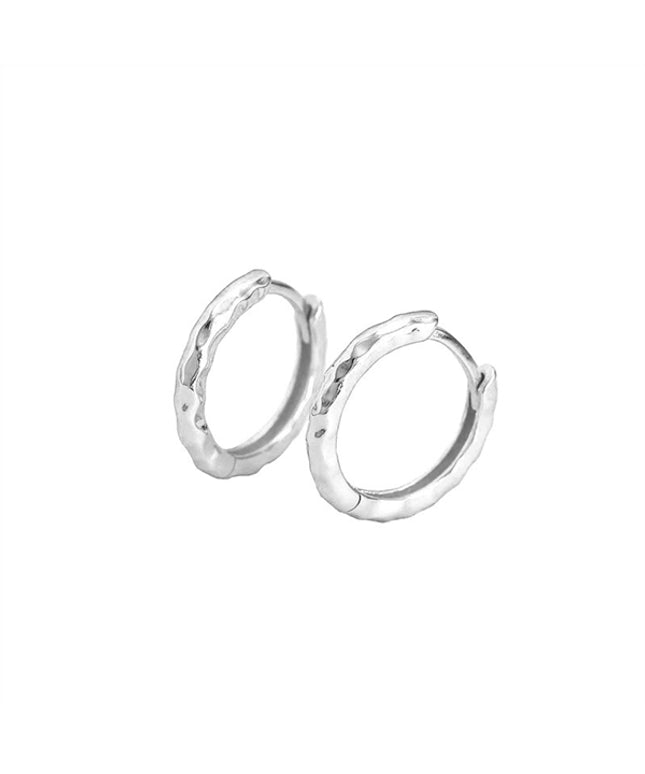 Smilla Small hoops i sølv. 12,5 mmMerlePerleMerleperle