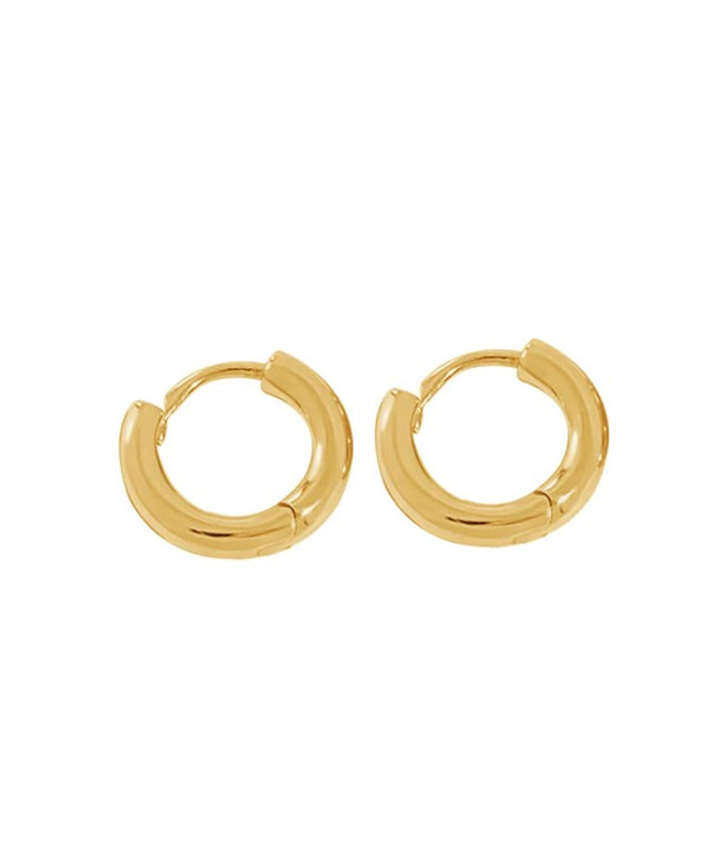 Mini Billie hoops i forgyldt sølv 7,4 mm