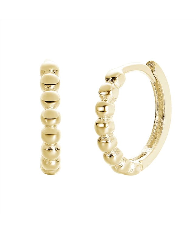 Coco Hoops i forgyldt sølv